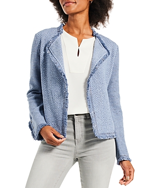 NIC + ZOE NIC+ZOE FRINGE MIX KNIT JACKET