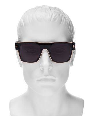 Metal Accent Square Sunglasses, 54mm