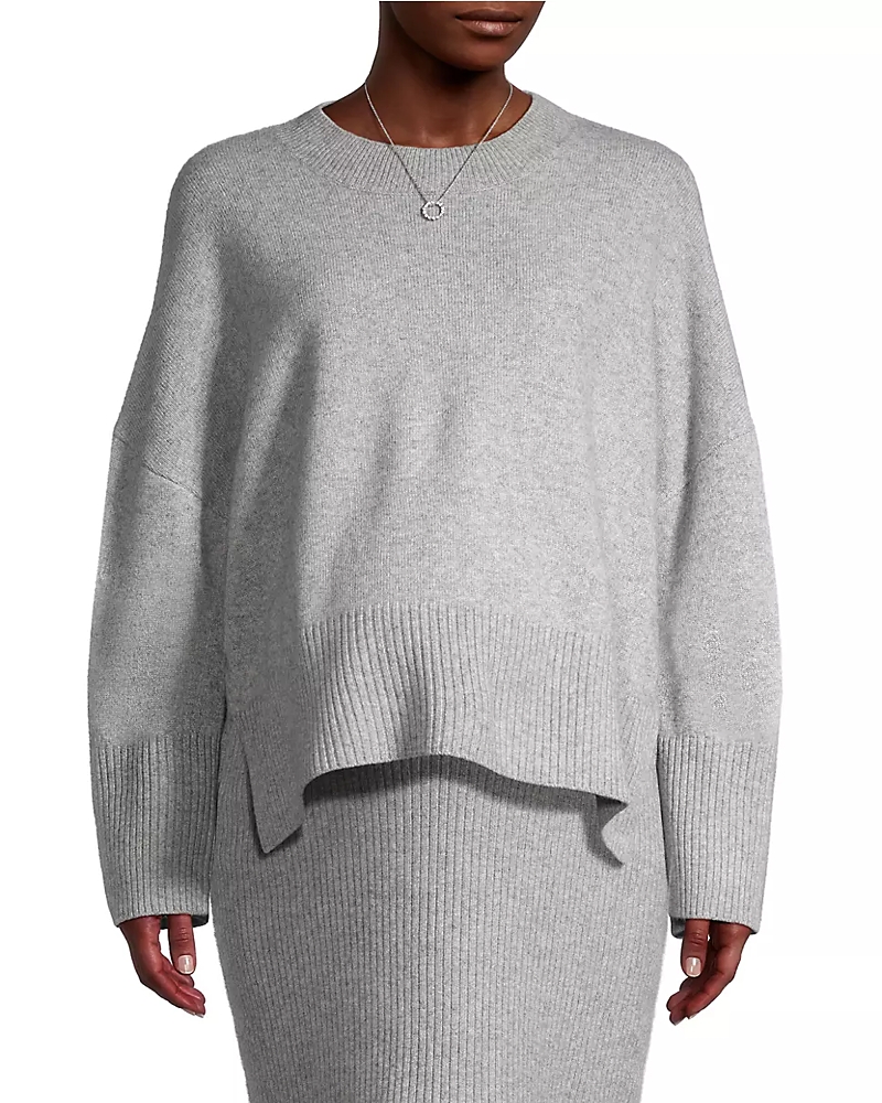 Emilia George Knit Sydney Sweater In Grey