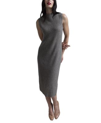 Emilia George - Wool Blend Sleeveless Alexandra Dress