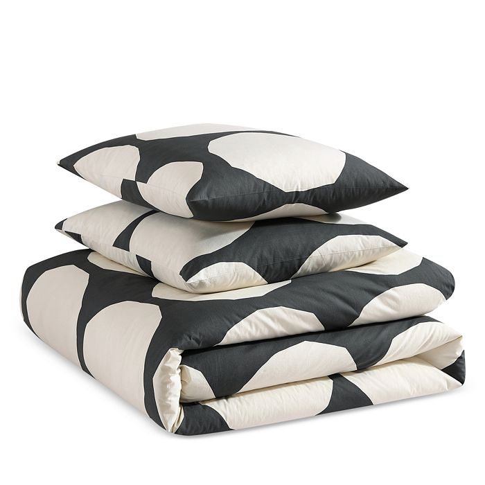 Marimekko Kivet Grey Cotton Duvet Cover Set, Full/Queen Bloomingdale's