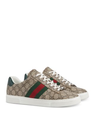Men's Ace Canvas and Leather Sneakers