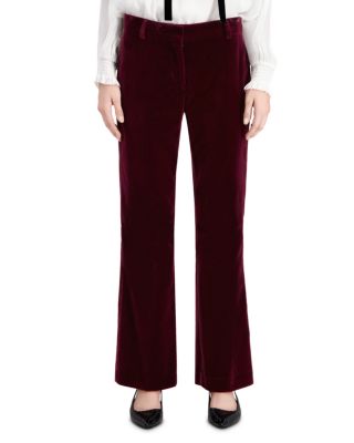 The Kooples Sweet Velvet Flare Leg Pants