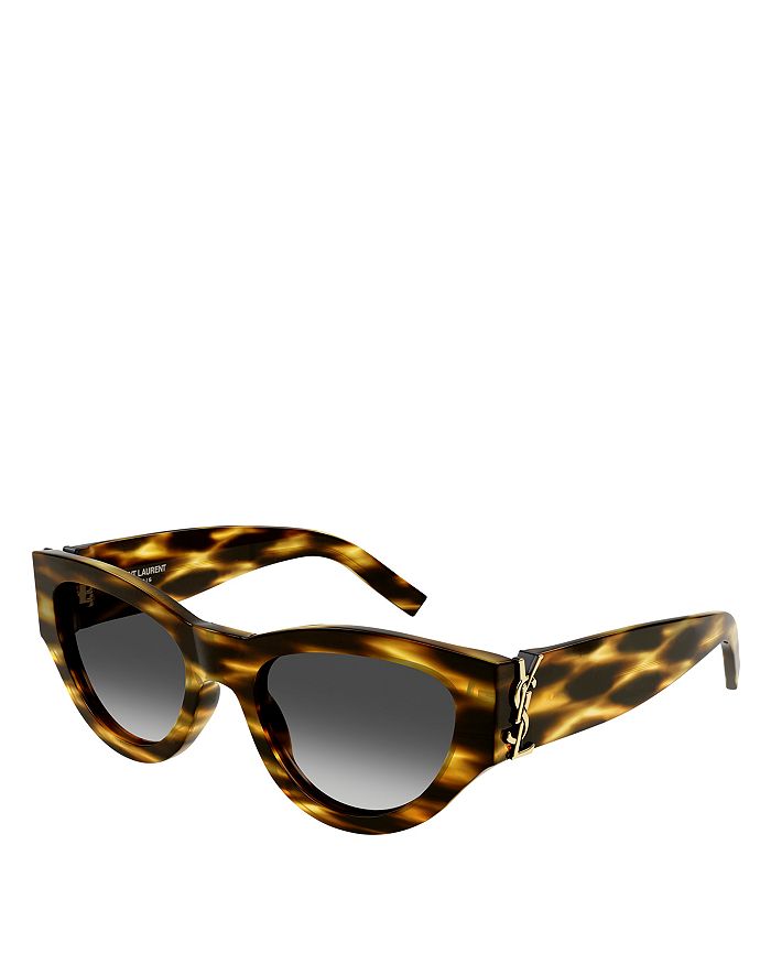 Saint Laurent Monogram Cat Eye Sunglasses, 53mm | Bloomingdale's