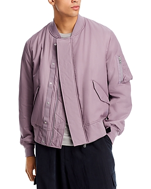 Y-3 Purple Legacy Bomber Jacket In Legprp