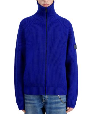 The Kooples - Comfort Fit Zip Front Sweater Jacket