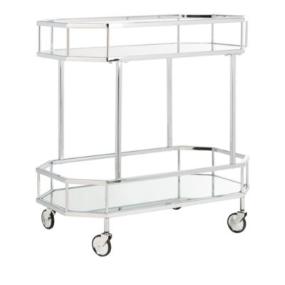 Silva 2 Tier Octagon Bar Cart