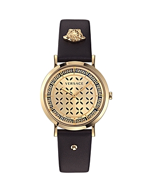 Shop Versace New Generation Watch, 36mm In Gold/black