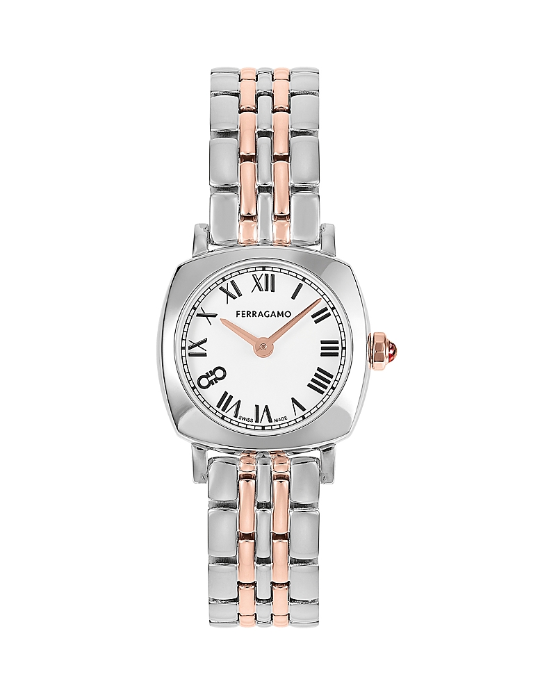 FERRAGAMO SOFT SQUARE WATCH, 23MM