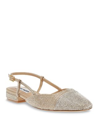 STEVE MADDEN - Women's Belinda Embellished Slingback Flats