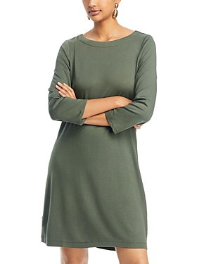 Tommy Bahama Darcy Three-quarter Sleeve Minidress In Banana Leaf