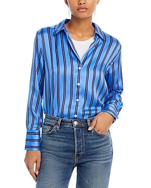 Shop Rails Ledger Long Sleeve Shirt In Primrose Stripe