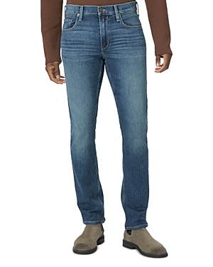 PAIGE LENNOX SLIM FIT FIVE POCKET JEANS IN BRICKLER BLUE