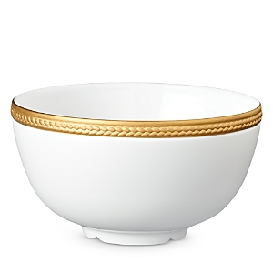 L'Objet Soie Tresse Gold Soup/Cereal Bowl