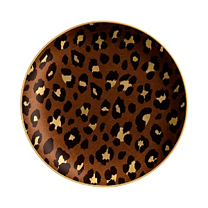 L'Objet Leopard Dessert Plate, Set of 4