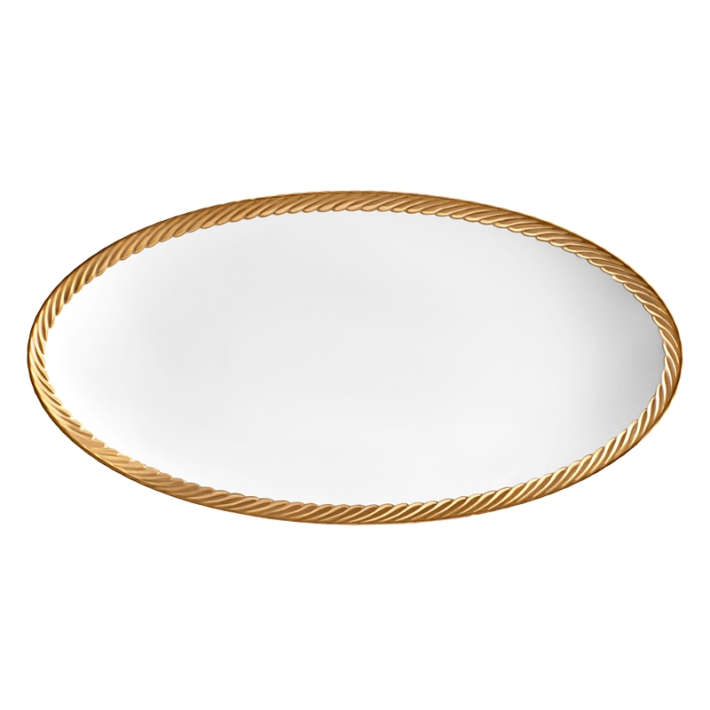 L'objet Neptune Small Oval Platter In Gold