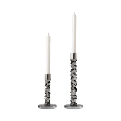 Carat Graphite Candlestick Holder, Small