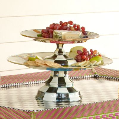 Flower Market Pedestal Platter