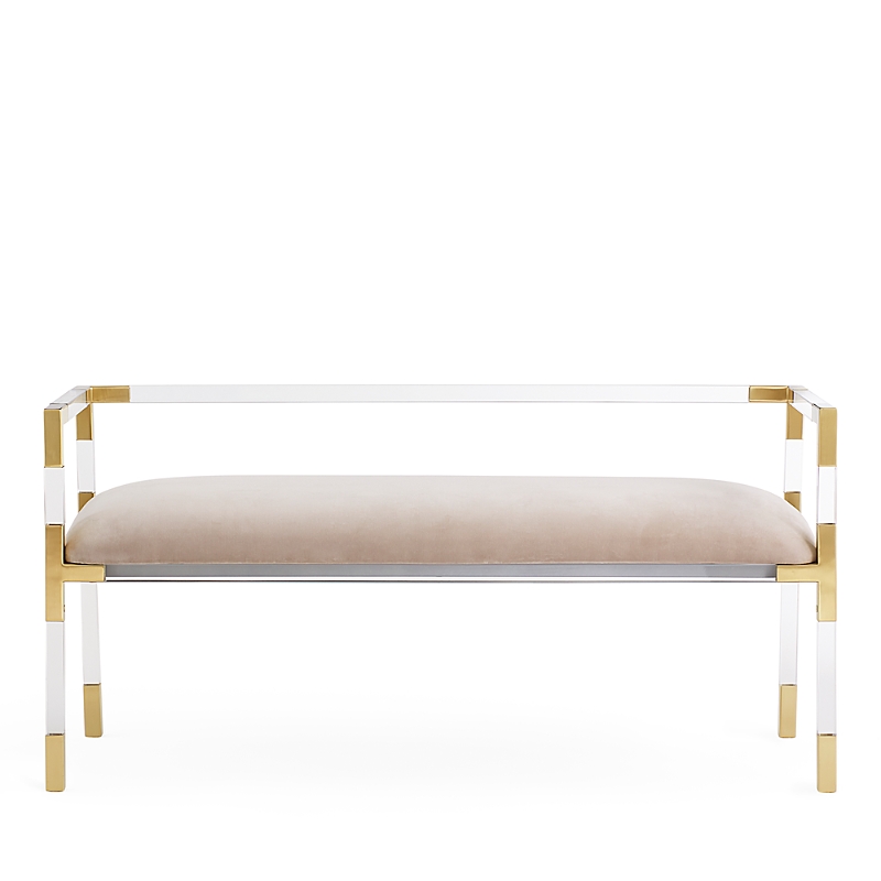 Jonathan Adler Jacques Bench In Ivory