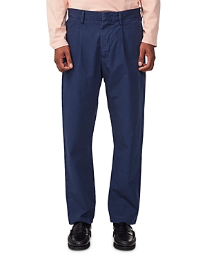 Shop Nn07 Bill 1080 Regular Fit Khakis In Navy Blue