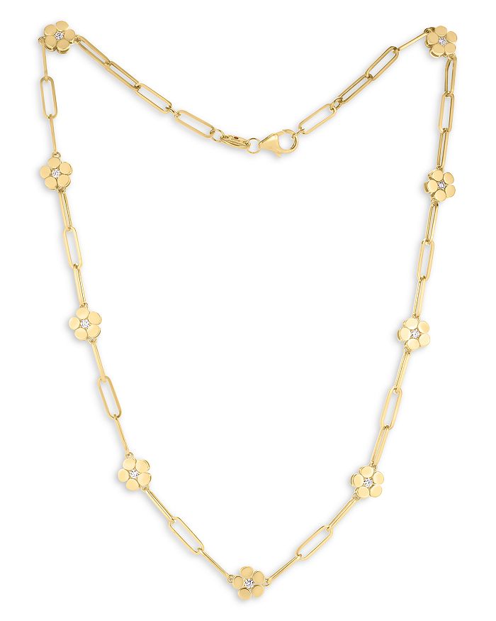 Roberto coin link hot sale necklace