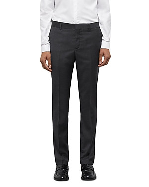 The Kooples Tailor Super 100 Suit Trousers In Grey