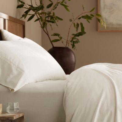 Signature Organic Cotton Hemmed Pillowcase Set, Standard