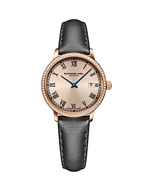 Shop Raymond Weil Toccata Watch, 29mm In Rose Gold/gray