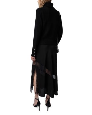 [Juun.J] lace shirring skirt /追跡付 Black 'Joslin' skirt Zadig & Voltaire