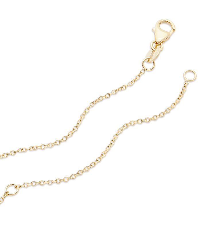 Diamond Flower Pendant Necklace in 14K Yellow Gold, 0.25 tcw