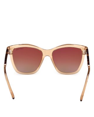Square Plastic Sunglasses, 54mm