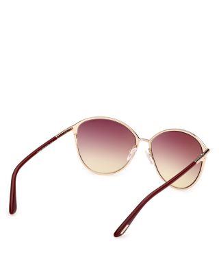 Bordeaux Round Sunglasses, 59mm
