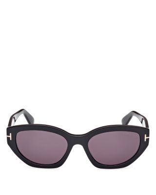 Geometric Square Acetate Sunglasses, 55mm