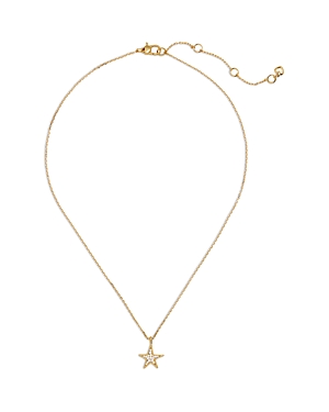 Kate Spade New York You're A Star Pendant Necklace, 16 In Gold
