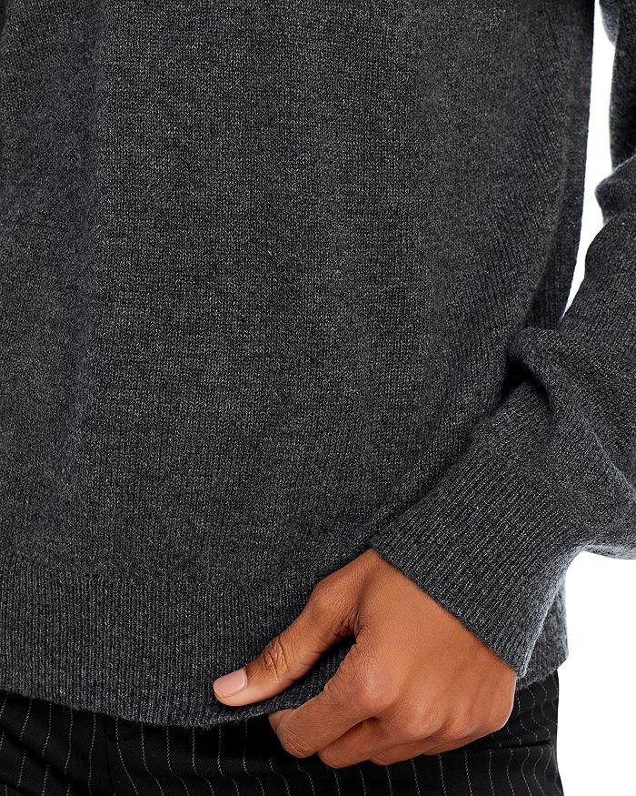 Shop Equipment Lilou V Neck Cashmere Sweater In Heather Grey