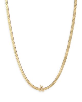 Ettika - Zodiac Herringbone Necklace, 12-17"