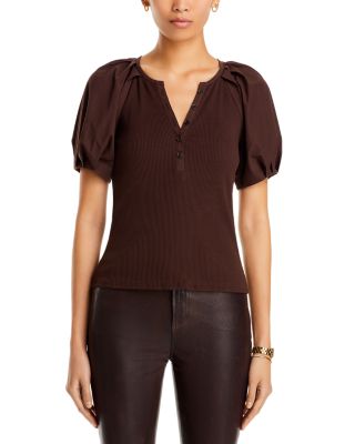 Derek Lam 10 Crosby - Albane Puff Sleeve Top