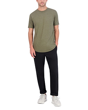 Shop Goodlife Triblend Scallop Short Sleeve Crewneck Tee In Olive Night
