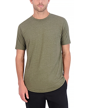 Goodlife Scallop Crew T-shirt In Olive Night