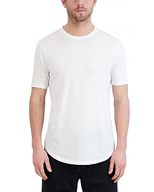 Goodlife Tri-blend Scallop Crew T-shirt In White