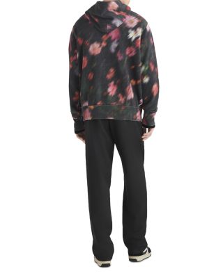 Floral Print Pullover Hoodie