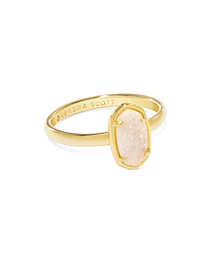 Shop Kendra Scott Grayson Drusy Ring In Gold Iridescent