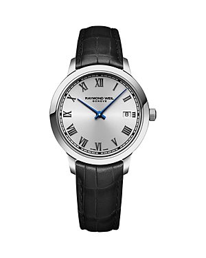 Shop Raymond Weil Toccata Watch, 34mm In Silver/black