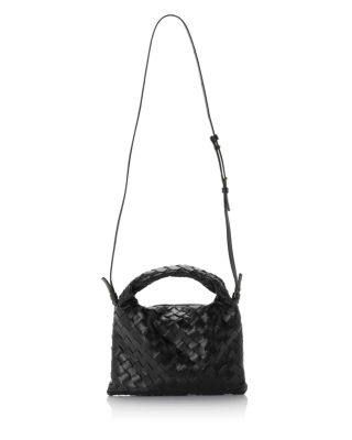 Mini Hop Intrecciato Leather Shoulder Bag