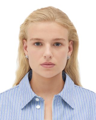 【BOTTEGA VENETA】BIG Sale★Knot イヤリング BOTTEGA VENETA Knot gold-plated silver earrings | NET-A-PORTER