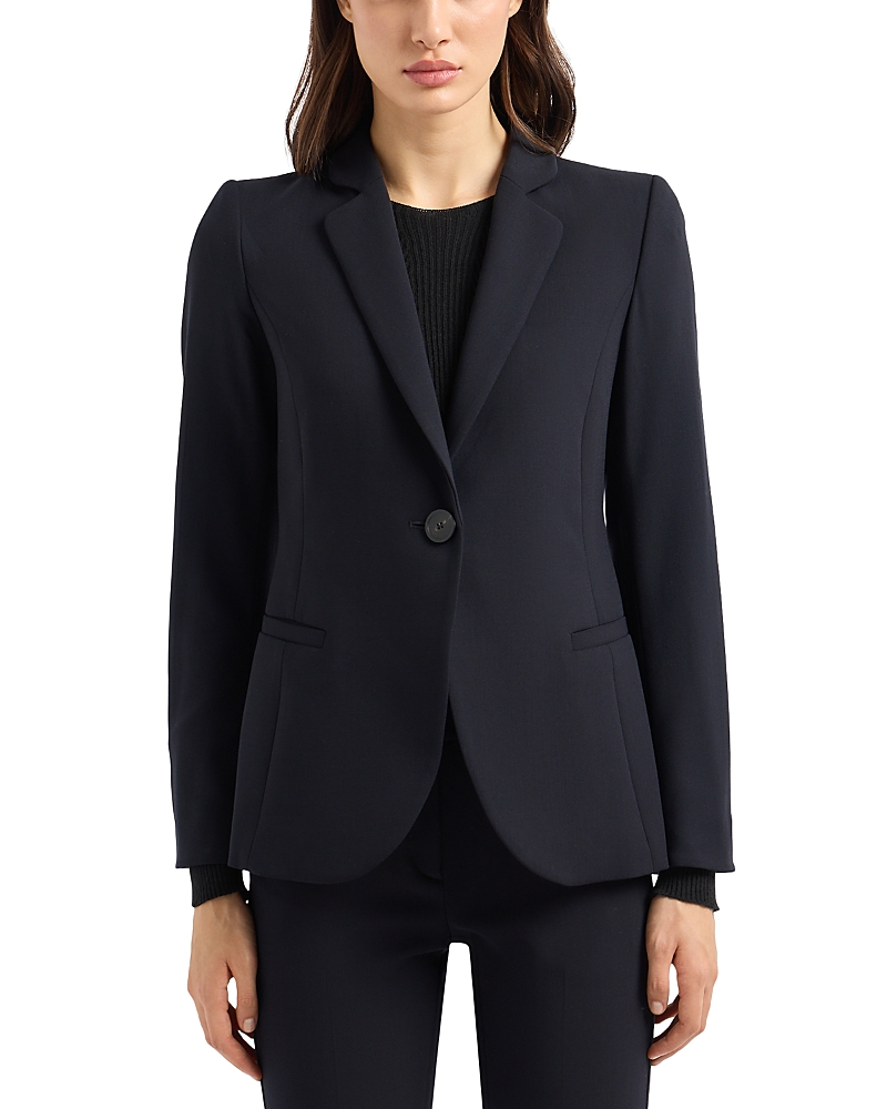 EMPORIO ARMANI BARATHEA SINGLE BUTTON BLAZER