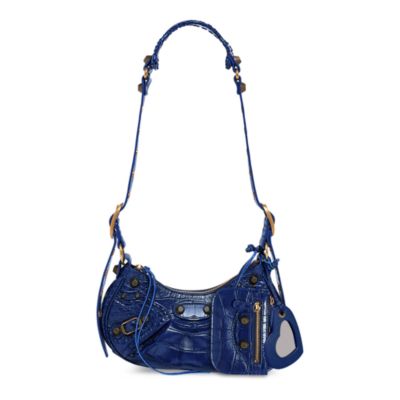 ショルダーバッグ・ポシェット BALENCIAGA LE CAGOLE XS CROCODILE EMBOSSED SHOULDER BAG Balenciaga Le Cagole XS Shoulder Bag Crocodile Embossed