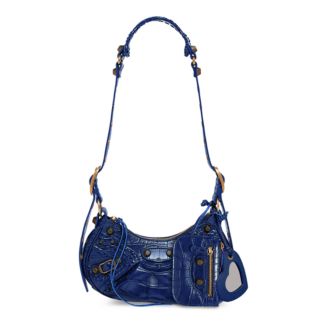 【関税&送料込】Balenciaga Le Cagole Xs Crocodile Embossed L Balenciaga Le Cagole XS Shoulder Bag Crocodile Embossed