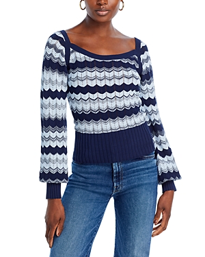 Ramy Brook Briar Jumper In Navy Combo High Twist