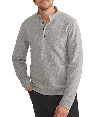 Marine Layer Clayton Textured Pullover In Gray